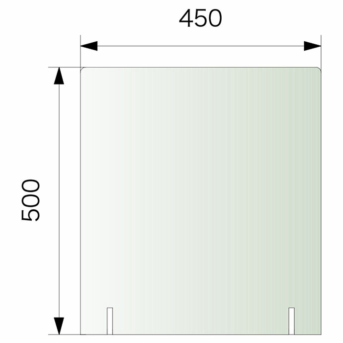 格安店 S45 スタンドタイプ コロナウイルス飛沫感染予防 アクリル 板厚3mm パーテーション オフィス家具