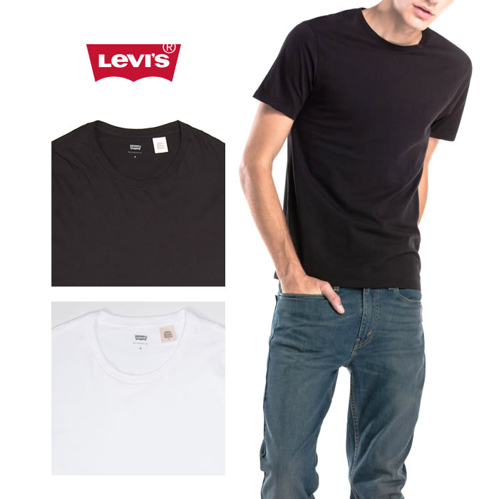 levi's slim 2 pack crew