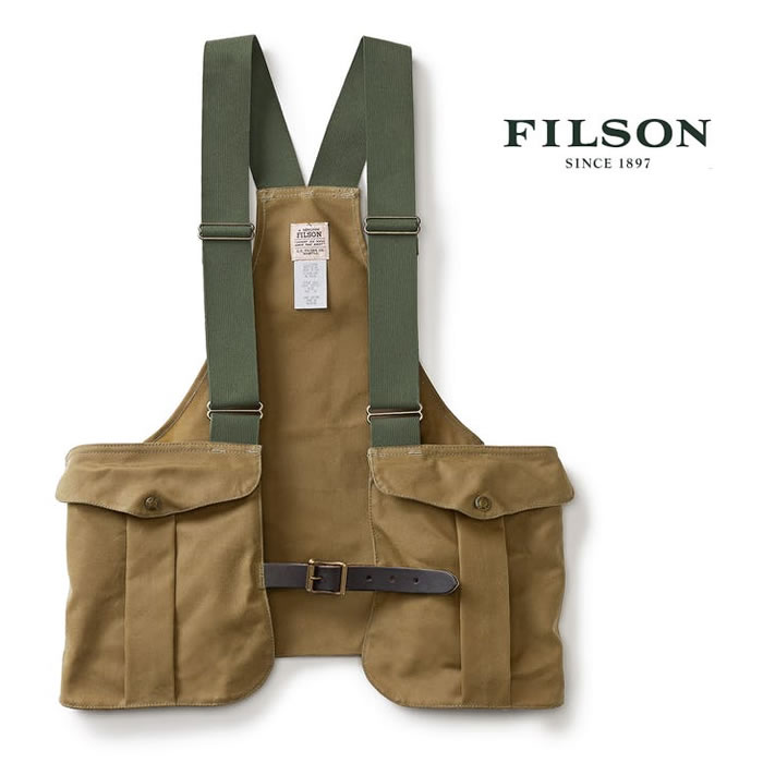 【最大73%オフ！P最大41.5倍！楽天スーパーSALE！】フィルソン ティンクロス ゲームバッグ Filson (#04449) Tin Cloth Game Bag BEIGE ギアベスト フィッシング ハンティング (240125) ブラックフライデー画像