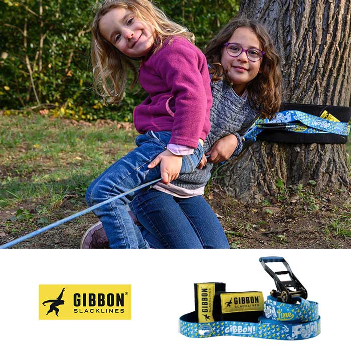 9856円 買い保障できる ギボン スラックライン ファンライン ツリーウェア付 FUN LINE 15m TREEWEAR GIBBON  SLACKLINES 綱渡り バランストレーニング 220420