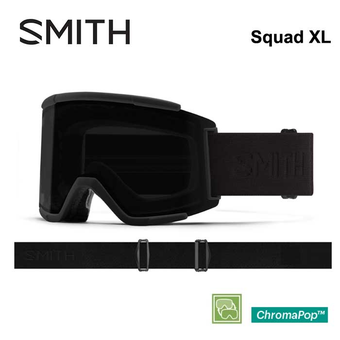セール 登場から人気沸騰 スミス スノーゴーグル Smith Early Squad Xl Blackout スノーボード スノボ スキー Goggle 2630 Fucoa Cl