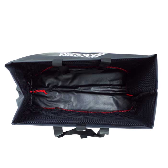 大注目 オータムガレージ スノー ギアバッグ カーゴバッグ 大容量 AUTUMN GARAGE by HOOD CARGO BAG BLK PVC  キャンプ フェス 海 川 スノーボード スノボ スキー ウェアバッグ 防水加工 自立 ランドリーバッグ 折りたたみ