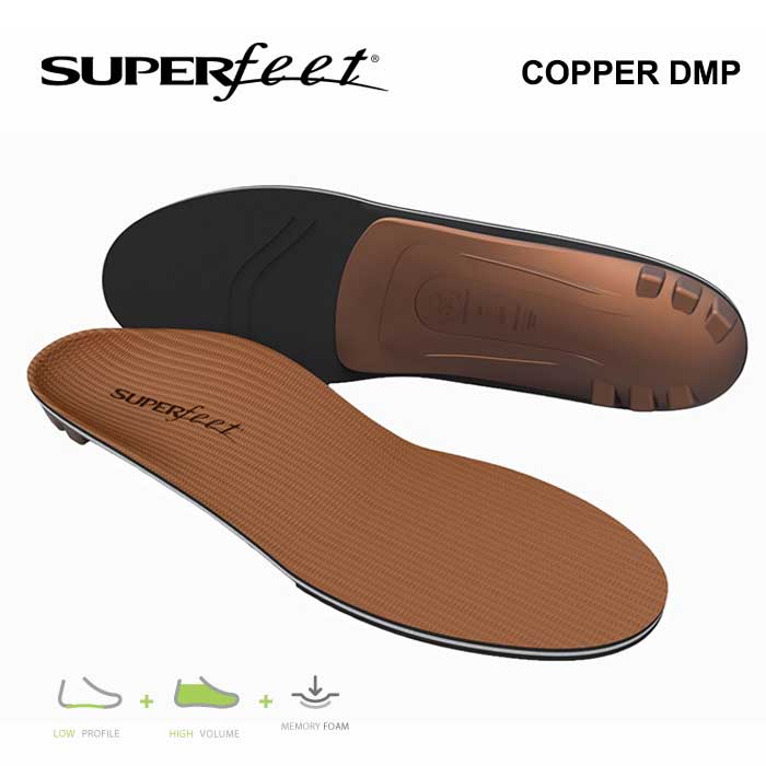 【最大P29倍マラソン】スーパーフィート メンズ インソール トリム カッパーDMP 21-23cm 23-25cm 中敷き SUPERfeet 【Y】(231224)【SPS2603】