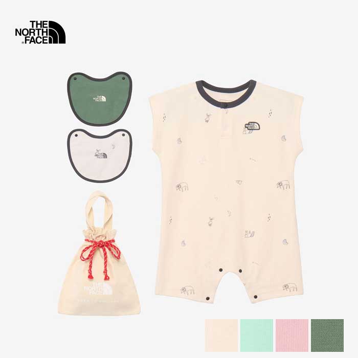 【＊らんらんるー＊】ノースフェイス　ダウン　カバーオール　3〜6m ベビー らんらんるー＊】ノースフェイス ダウン カバーオール 3〜6m