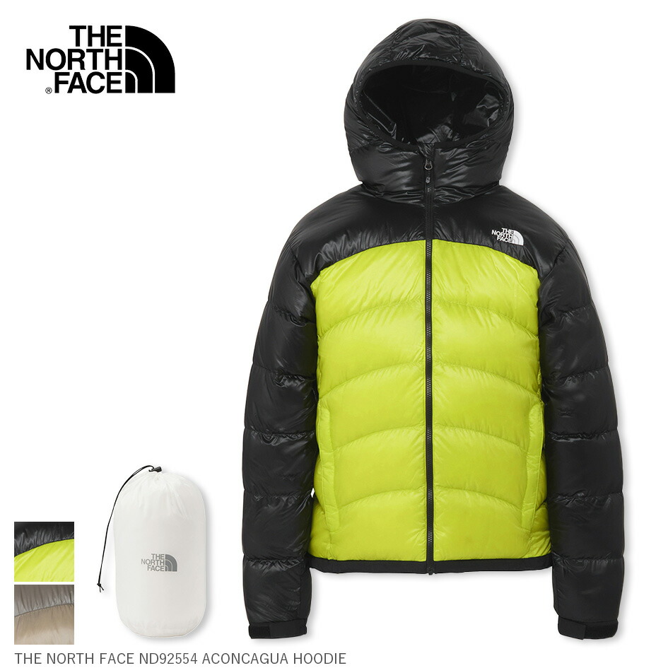 【最大P28倍マラソン】ザ・ノース・フェイス アコンカグアフーディー ユニセックス ダウンジャケット THE NORTH FACE ND92554 ACONCAGUA HOODIE 光電子ダウン 撥水 軽量 定番モデル アウトドア タウンユース 秋冬【SPS2603】