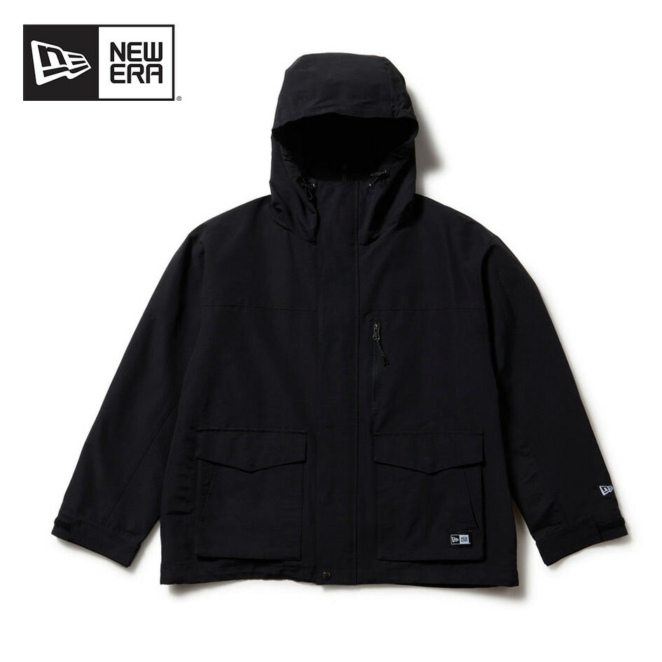 楽天市場】NEW ERA 14682676 マウンテンパーカ ボックスロゴ ウーブン