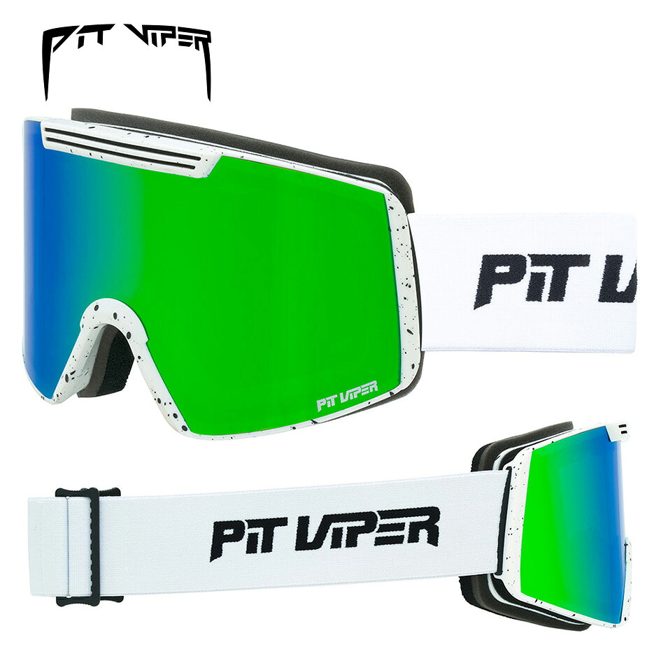 【最大P29倍マラソン】ピットバイパー スキー スノーボード ゴーグル Pit Viper Miami Nights Backslap Snow Goggles セミフレームレス 広視野 ヘルメット対応 正規品 スノボ 軽量 高耐久 くもりにくい くもり止めレンズ (251130)