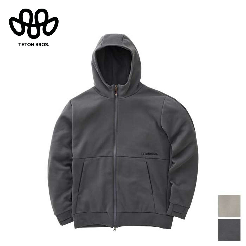 【最大P29倍マラソン】ティートンブロス パーカー メンズ レディース ユニセックス TETON BROS OCTA FLEECE ZIP HOODY TB253-57M M/L オクタフリースジップフーディ フルジップ ミドルレイヤー 軽量 アウトドア 保温 速乾 (251020)