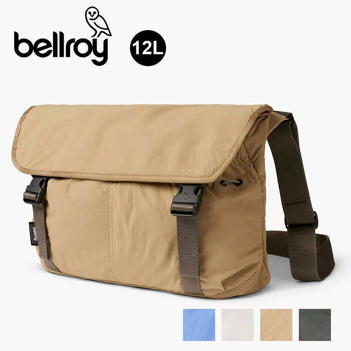 【30日最大P19倍】ベルロイ BELLROY CINCH MESSENGER BAG ベルロイ シンチ メッセンジャー ショルダーバッグ 軽量 防水 撥水 リサイクル素材 ノートPC収納 14インチ対応 クロスボディ 通勤 通学 メンズ レディース 通勤 カフェワーク (250904)｜AUTUMN GARAGE