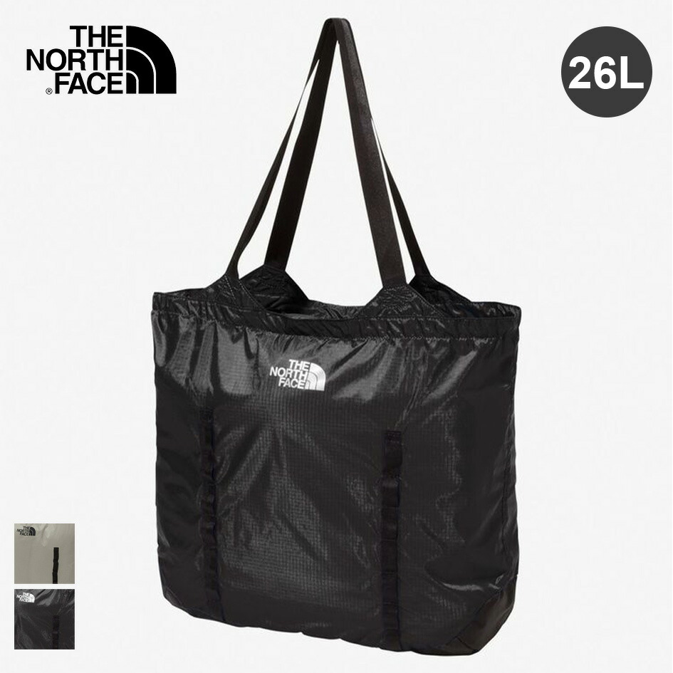 【最大P28倍マラソン】ザ・ノース・フェイス THE NORTH FACE メイフライトート ユニセックス 軽量 パッカブル トートバッグ 26L デイリーユース 旅行 サブバッグ アウトドア ナイロン パッカブル ファスナー開閉 キークリップ NM62377 MAYFLY TOTE メール便 (260127)