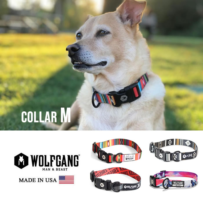 楽天市場 ウルフギャング 犬 首輪 中型犬用 Wolfgang Wc 002 Collar M カラー おしゃれ Wolfgang Man Beast メール便 0904 Hood楽天市場店