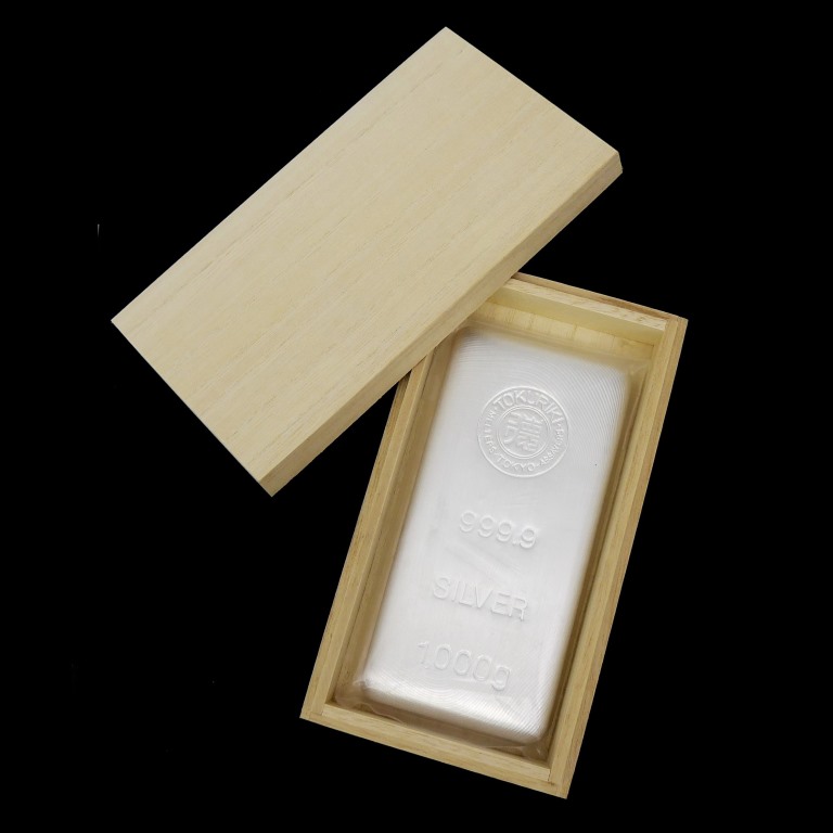 楽天市場】【中古AB/使用感小】 インゴット 純銀 インゴット 1kg