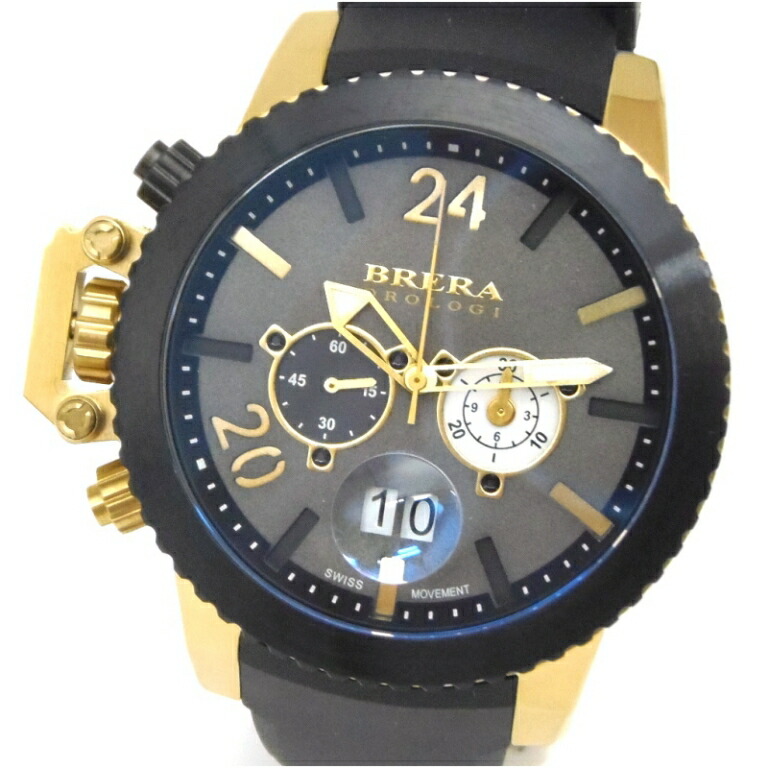 BRERA OROLOGI ブレラオロロジ スポーツ クロノグラフ 美品 BRERA OROLOGI ブレラオロロジ スポーツ クロノグラフ メンズ