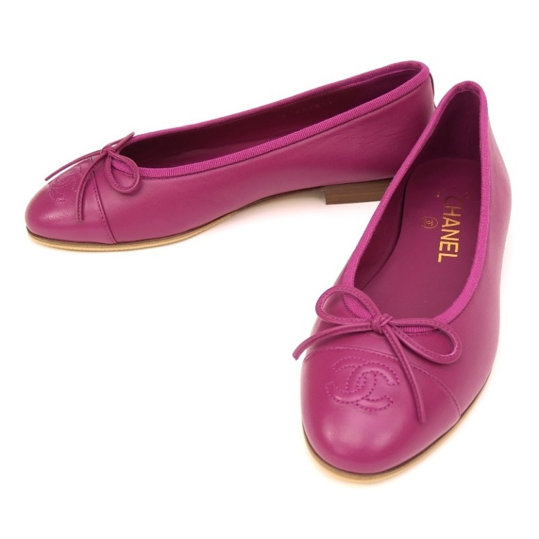 楽天市場】【靴】CHANEL シャネル バレリーナ バレエシューズ フラット