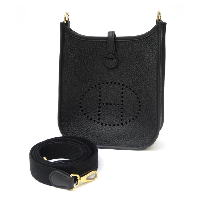 【極美品】エルメス ヴェスパPM トリヨンクレマンス ショルダーバッグ 黒 brand-bills_n06119201he