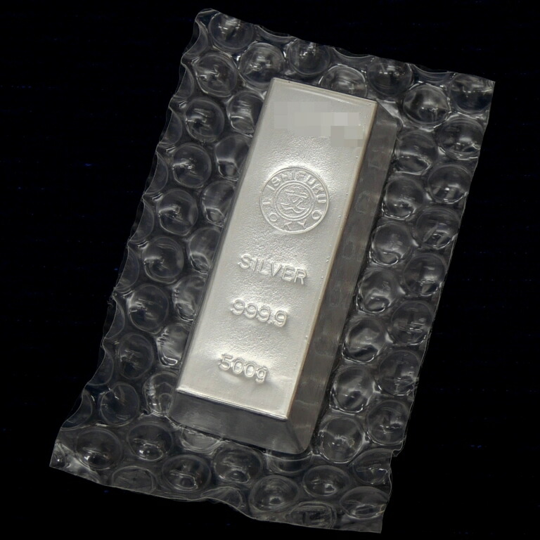 石福金属興業 純銀 インゴット 500ｇ ingot /シルバー/SV999.9 500ｇ(58157)