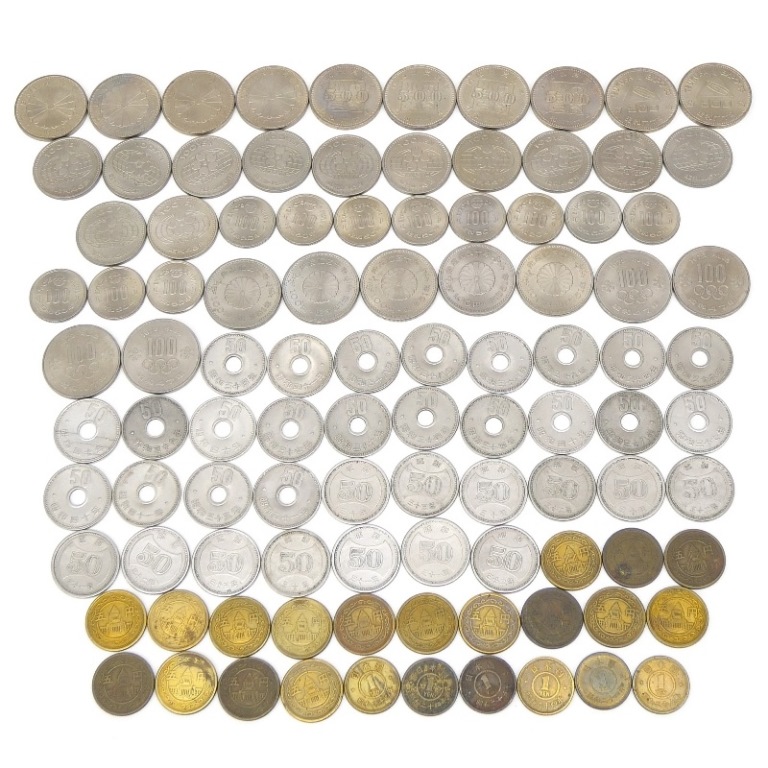 楽天市場】旧硬貨 記念硬貨 100円銀貨 100枚セット 【稲穂