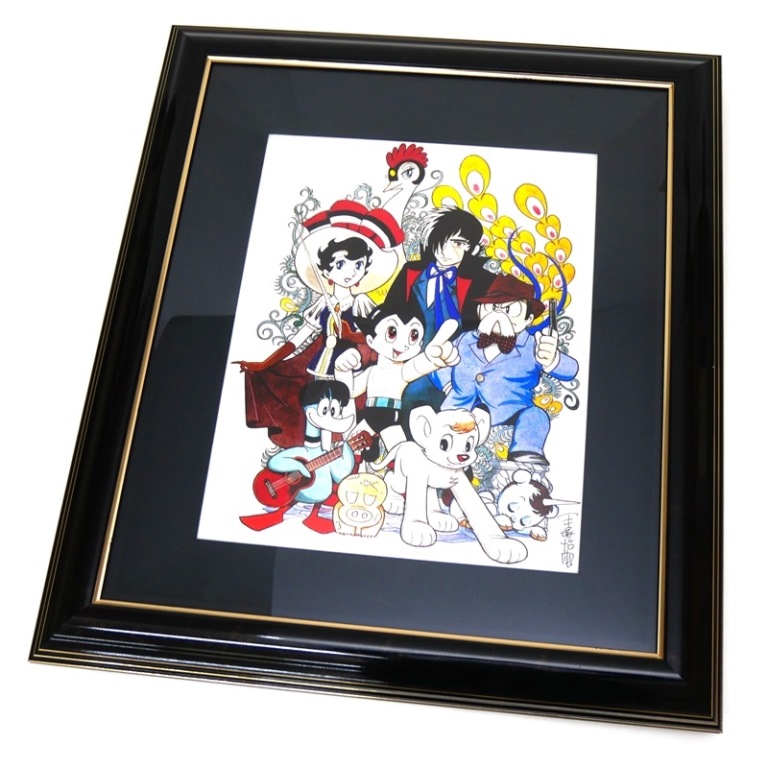 【超美品】手塚治虫「鉄腕アトム」ピエゾグラフ キャンバス仕様 版画 絵画 超美品】手塚治虫「鉄腕アトム」ピエゾグラフ キャンバス仕様