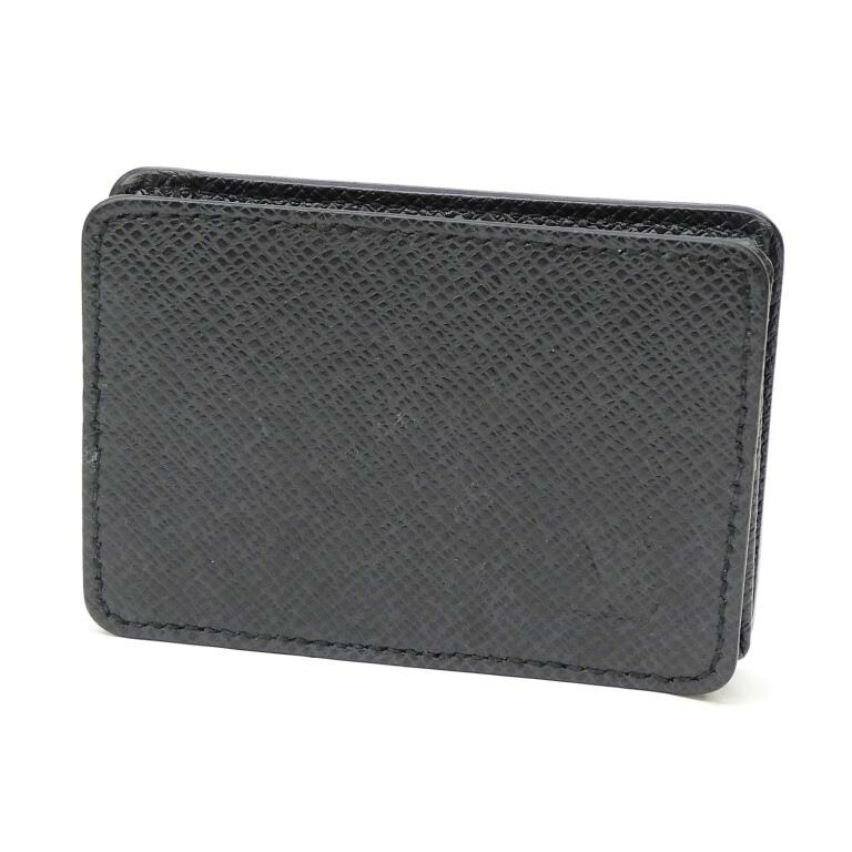 ルイ・ヴィトン LOUISVUITTON 鋳貨金入れ コインケース M30598 五分五分ガ 黒 【中古】(70785)