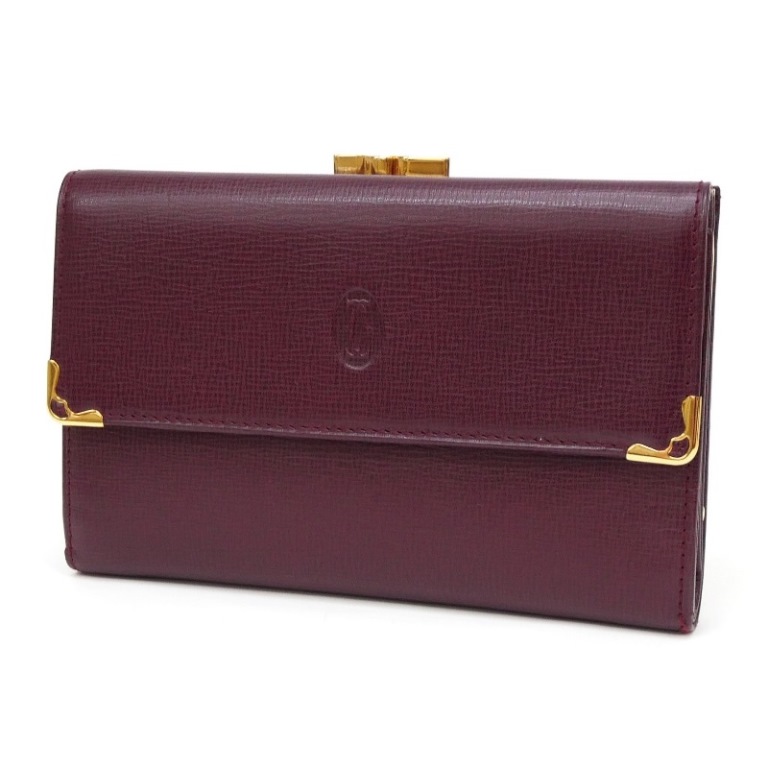 【Cartier】カルティエ ロザンジュ ジップ付 ウォレット 長財布 財布 & クラッチ