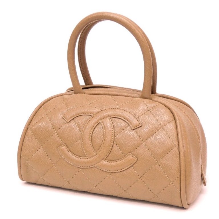 CHANEL ノベリティーボストンバッグ ベージュ CHANEL ボストンバッグ ココマークベージュ – co&co