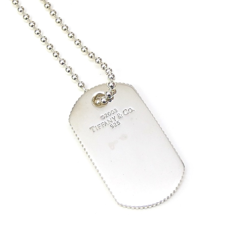 楽天市場】TIFFANY&Co（ティファニー）ドッグタグ 1837 ネックレス