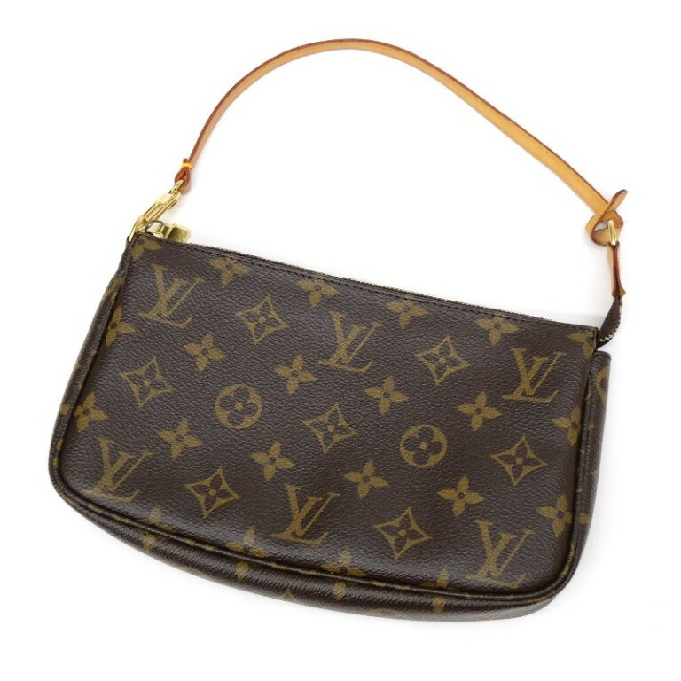 ﾙｲ･ｳﾞｨﾄﾝ LOUISVUITTON ｱｸｾｻﾘｰﾎﾟｰﾁ ﾎﾟｼｪｯﾄ･ｱｸｾｿﾜｰﾙ M40712 ﾓﾉｸﾞﾗﾑ 【中古】(63624)