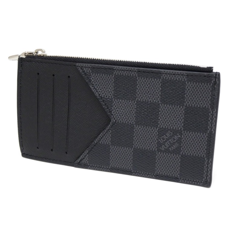 159ルイヴィトン タイガラマ フラグメントケース 小銭 カード入れ 黒 LOUIS VUITTON ルイヴィトン フラグメントケース タイガ