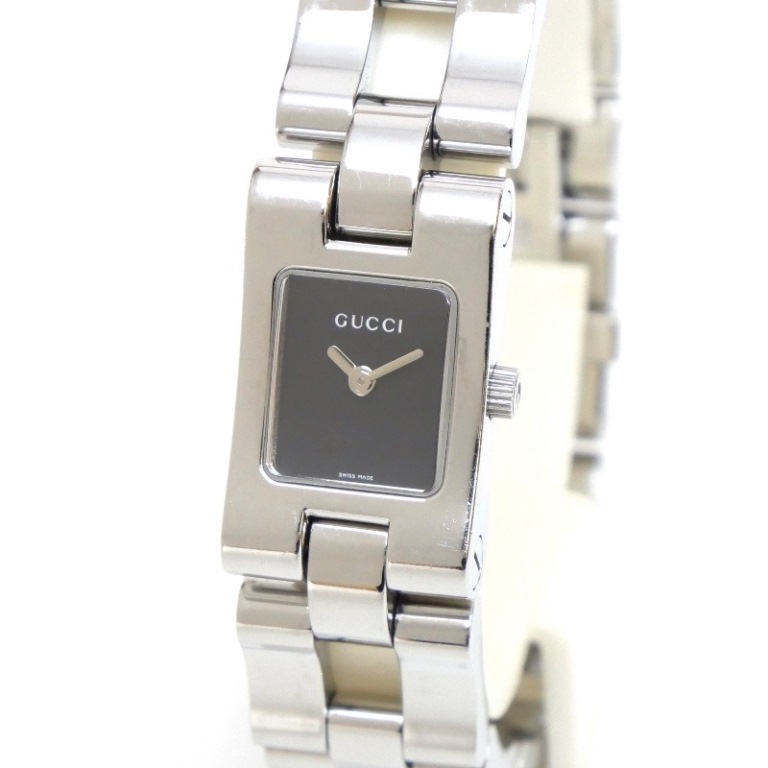 楽天市場】GUCCI(グッチ) 6155L 黒文字盤 SS クォーツ