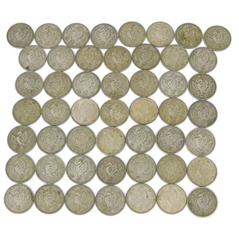 旧硬貨 記念硬貨 100円銀貨 50枚セット 鳳凰 記念貨幣 【中古】(71118)｜堀田商事質店　店