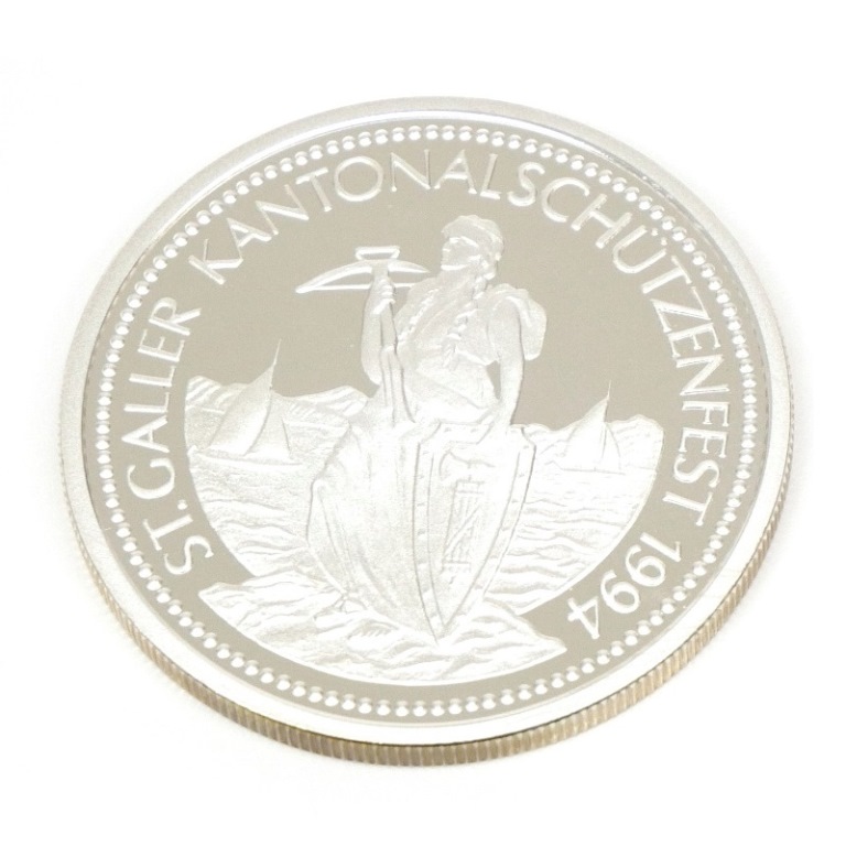 楽天市場】【銀貨】 スイス 射撃祭 5フラン銀貨 1883年（美品