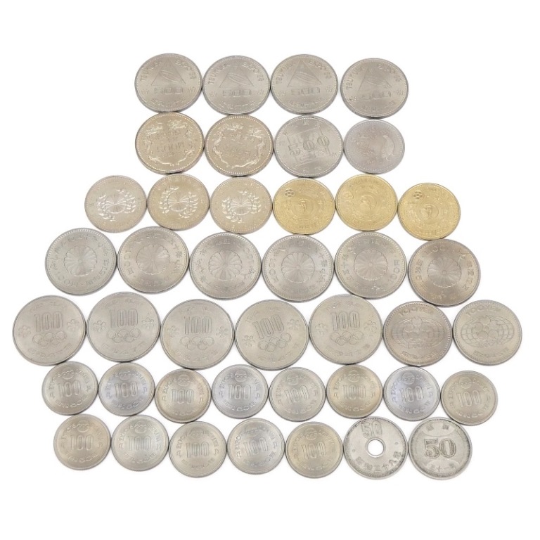 旧貨幣・記念硬貨コレクション 約5kg 記念硬貨/旧硬貨/旧紙幣】旧百円札&百円硬貨8枚 セット ＜額面