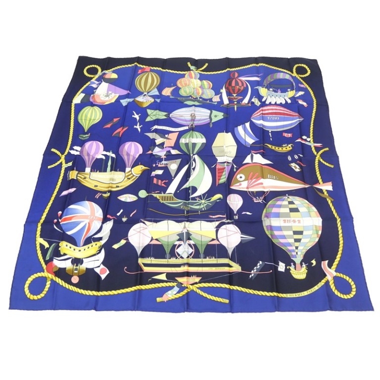 HERMÈS ガブロッシュ　大気の狂気 楽天市場】□美品□ HERMES エルメス LES FOLIES DU CIEL【大気