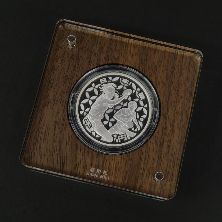 ラスト★新品★ 東京2020オリンピック競技大会記念貨幣発行記念章牌 東京2020オリンピック競技大会 記念貨幣発行記念章牌（純銀製