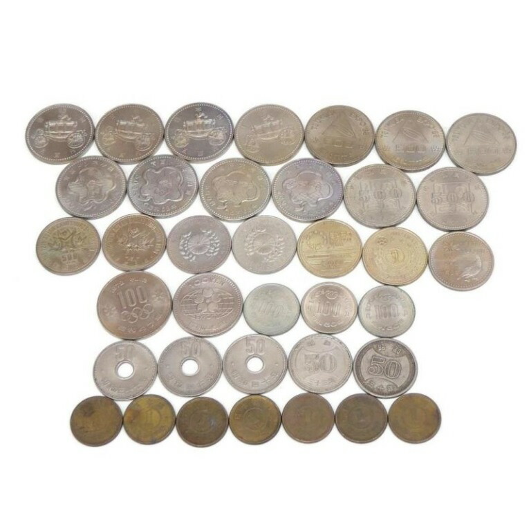 記念硬貨と古銭のセットです 楽天市場】記念硬貨・旧硬貨いろいろ 29枚セット 10種類 10450円