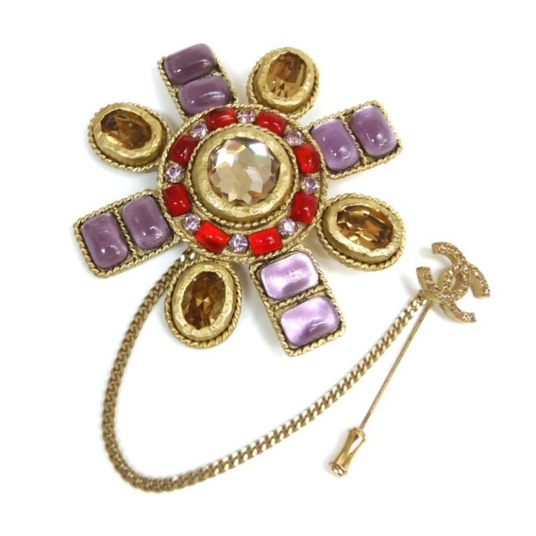 楽天市場】【中古】CHANEL （シャネル） ｳﾞｨﾝﾃｰｼﾞ ｸﾞﾘﾎﾟｱ ﾌﾞﾛｰﾁ