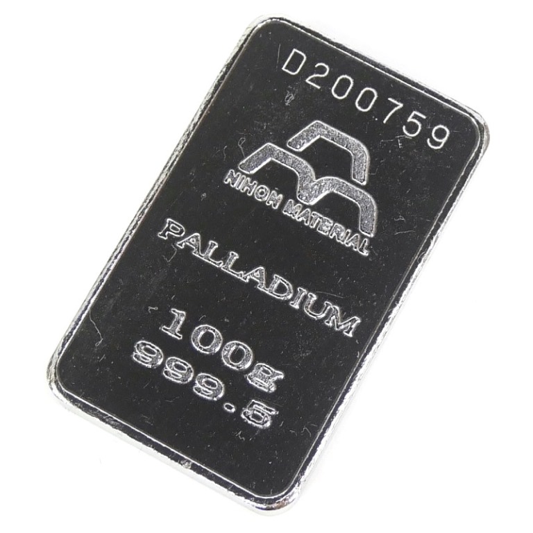 日本マテリアル パラジウム インゴット ingot /999.5 100ｇ(68104)