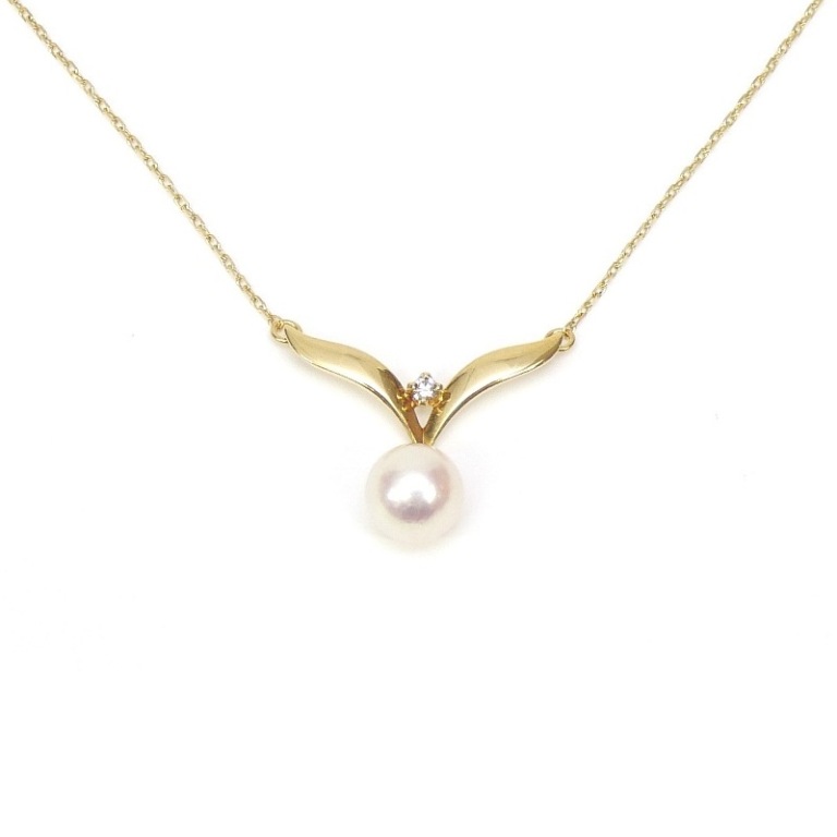 【MIKIMOTO】 M Collection ペンダント(WGK18) MIKIMOTO - 【ご専用 超美品】ミキモトイニシャルM ペンダント