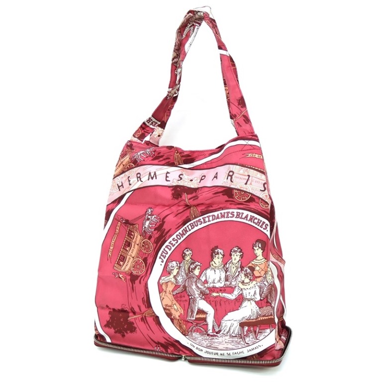 楽天市場】HERMES エルメス シルキーポップ エコバッグ トートバッグ