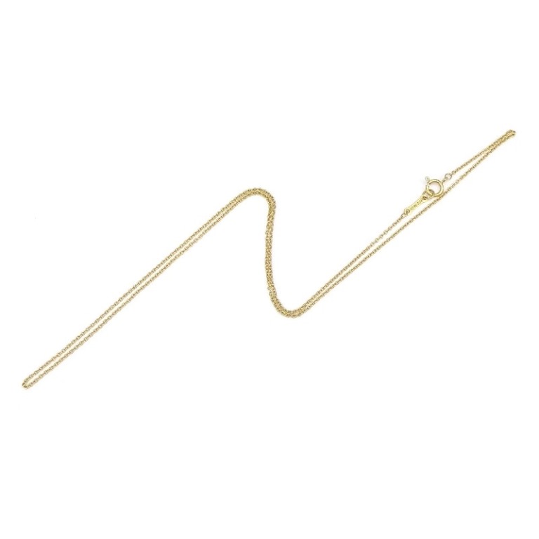ティファニー　K18YG イエローゴールド　チェーンネックレス　750 70cm Tiffany & Co. - ティファニー K18YG イエローゴールド チェーン