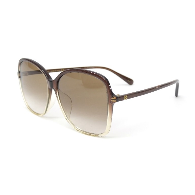 ☆GUCCI☆ グッチ サングラス カーキ イエロー グラデーション 収納ケース ☆GUCCI☆ グッチ サングラス カーキ イエロー グラデーション