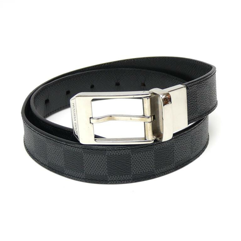 ルイ・ヴィトン LOUISVUITTON 三尺帯 シアトル リヴァーシブル 三尺帯 M6834 ダミエ・グラフィット 【中古】(70864)