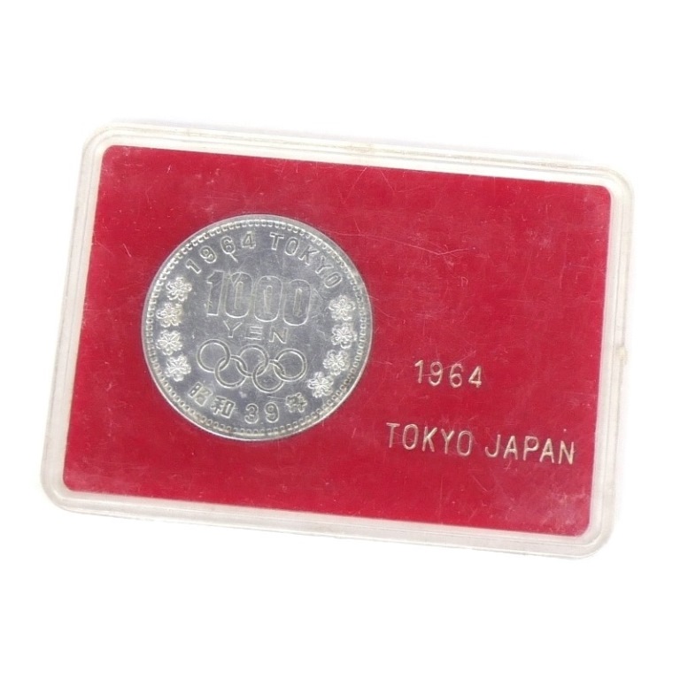 楽天市場】昭和39年 東京オリンピック 1000円銀貨 プラスチック