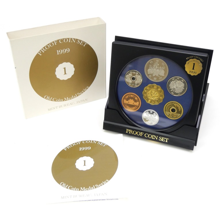 楽天市場】オールドコインメダルシリーズ 3 プルーフ貨幣セット 2001