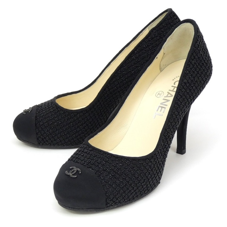 楽天市場】【楠本質店/元住吉】シャネル G29413 ハイヒール ココ