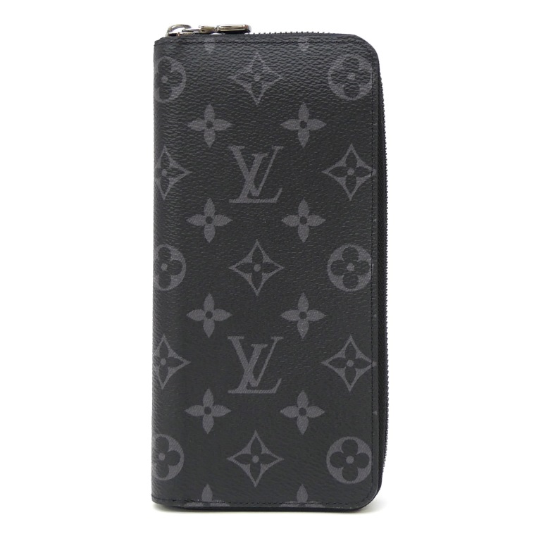 ルイ・ヴィトン LOUISVUITTON ジッピー・ウォレット ヴェルティカル M62295 モノグラム・エクリプス 【中古】(69963)