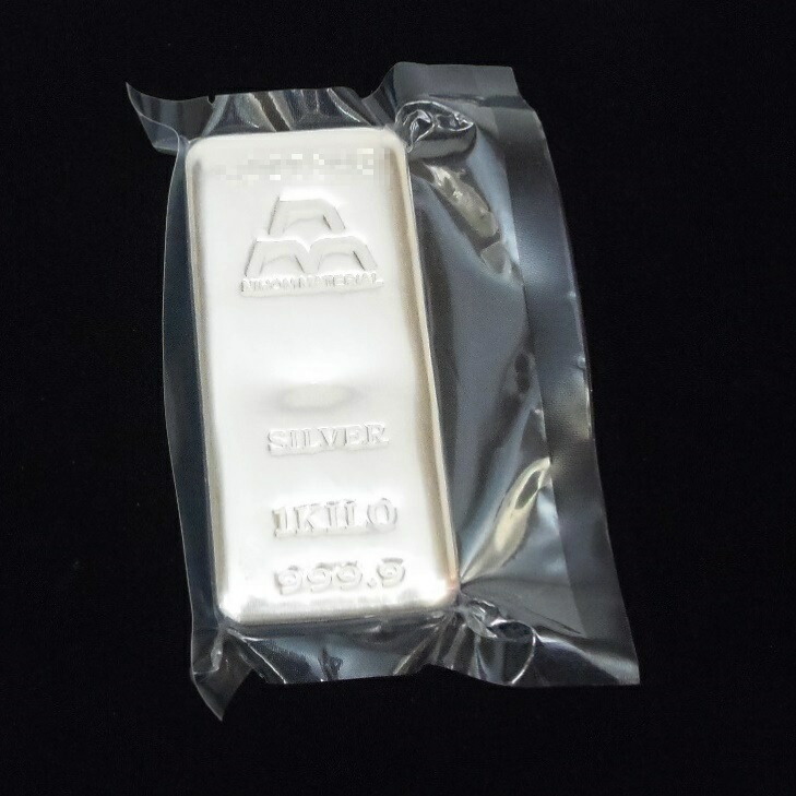 使い勝手の良い 日本マテリアル 純銀 インゴット ingot シルバー SV999.9 1000g 1kg 57267 propcrowdy.com