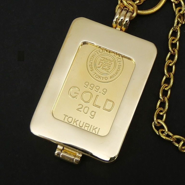 【最大限度3万円ｸｰﾎﾟﾝ】【ｴﾝﾄﾘｰでﾎﾟｲﾝﾄUP】 【新品】徳力中央局 純金インゴット 20g 選べる手当たりチェーン店/キーホルダー付き添い人シャンデリヤとっ始め ゴールド赤ちょうちん ingot 24金(70787)