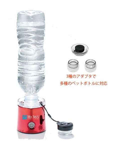 EI 充電式携帯型高濃度水素水製造器 H2365JP ﾚｯﾄﾞ(46223) キッチン家電