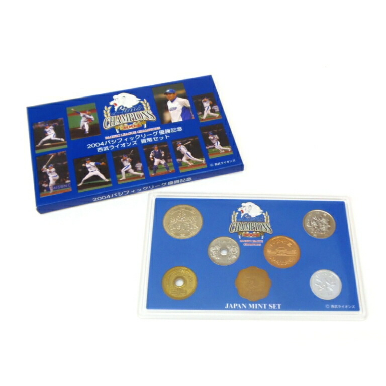 楽天市場】2004年 パシフィックリーグ優勝記念 西武ライオンズ 貨幣